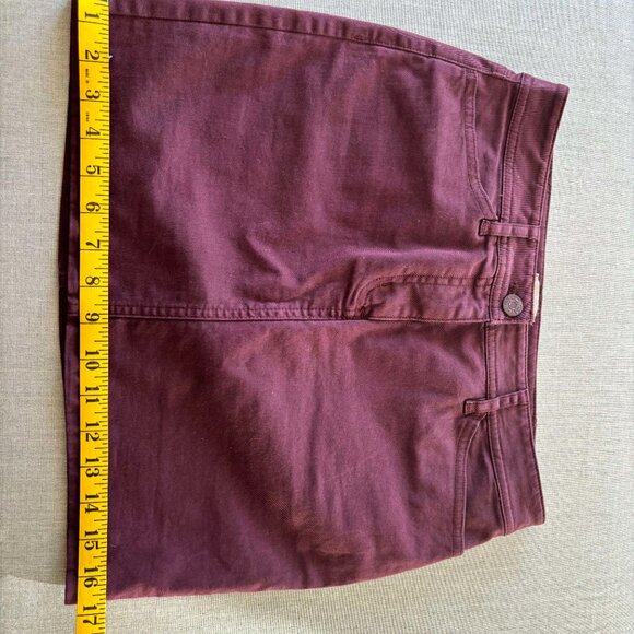 Aritzia Dark Purple Denim Skirt, Size 4 - Picture 6 of 7